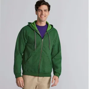 Gildan 18700 8.0oz Heavy Blend Vintage Classic Adult Full Zip Hooded Sweatshirt