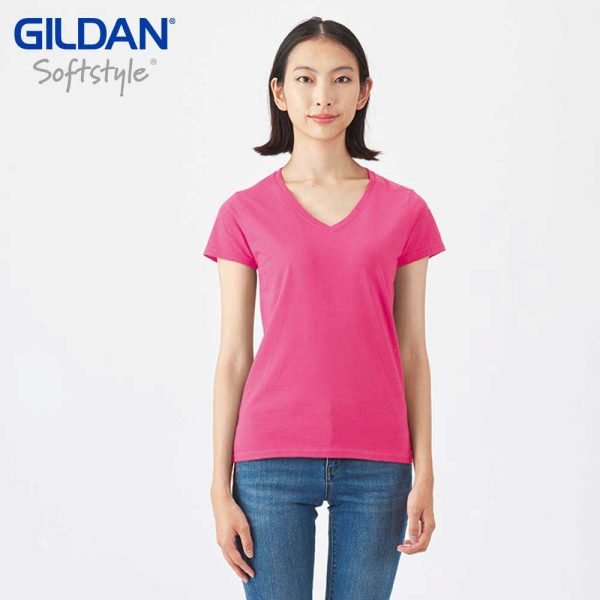 Gildan 63V00L SoftStyle Ladies V-Neck T-Shirt