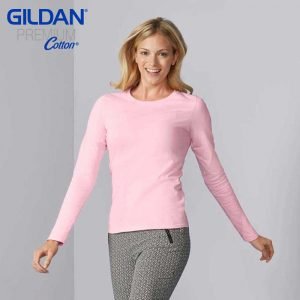 Gildan 76400L Ladies Ringspun Long Sleeve T-Shirt