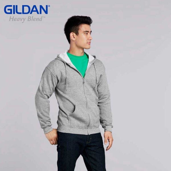Gildan 88600 HEAVY BLEND Adult Full Zip Hooded Sweatshirt