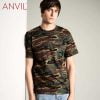 ANVIL 939 Adult Midweight Camouflage T-Shirt (US Size)