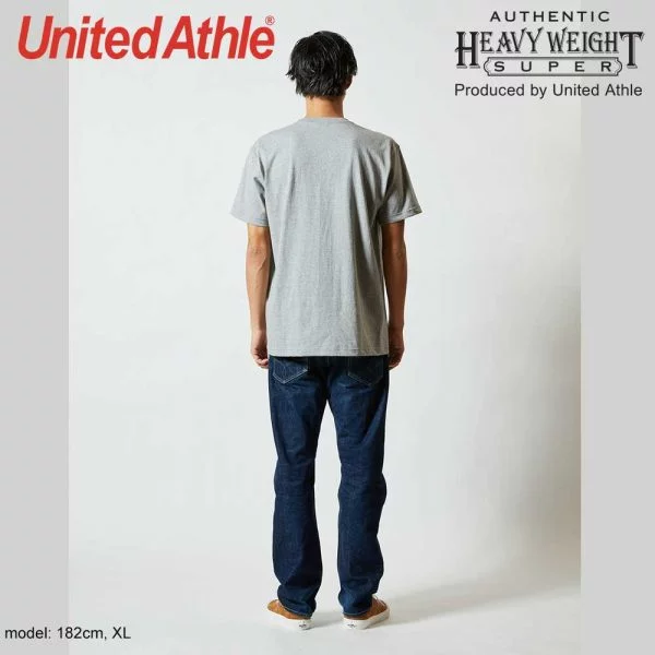 United Athle 4253-01 7.1oz Heavyweight Adult Cotton Pocket T-shirt