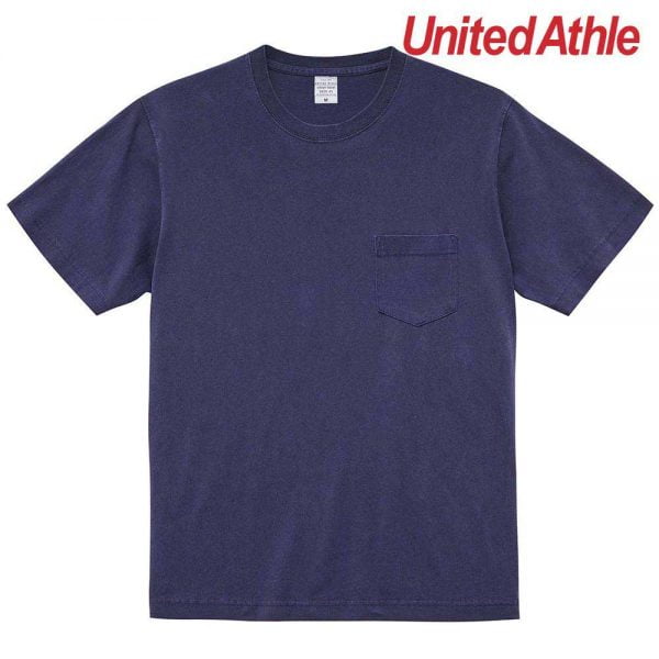 United Athle 5029-01 5.6oz Pigment Dye Adult Cotton Pocket Tee
