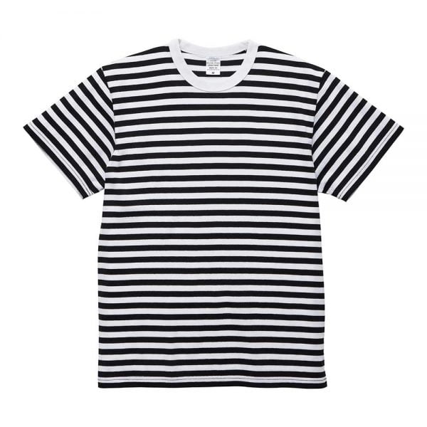 United Athle 5625-01 5.6oz Adult Striped Cotton T-shirt