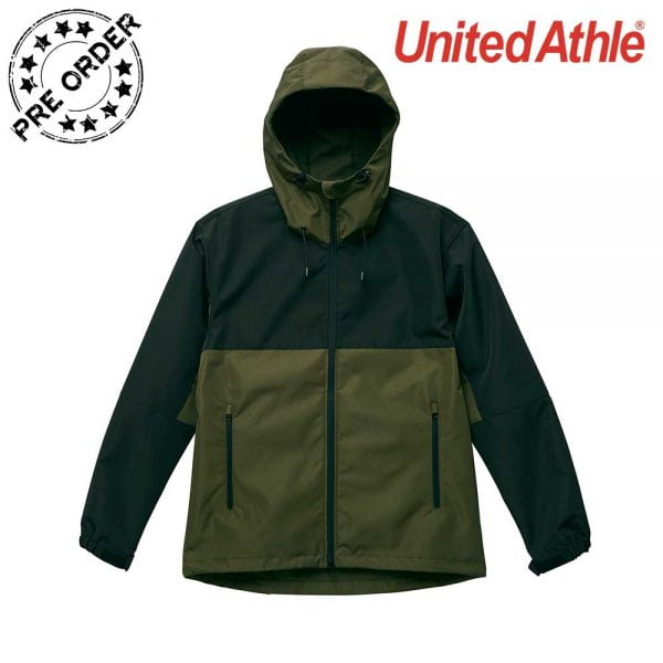 United Athle 7489-01 Mix-Color Waterproof Jacket (Single Layer)