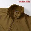 United Athle 7495-01 Sheepbore Fleece Stand Jacket - Coyote Brown