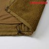 United Athle 7495-01 Sheepbore Fleece Stand Jacket - Coyote Brown