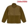 United Athle 7495-01 Sheepbore Fleece Stand Jacket - Coyote Brown