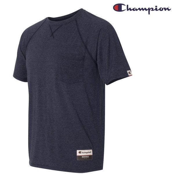 Champion AO250 Authentic Originals Soft-Wash Pocket Tee (US Size)