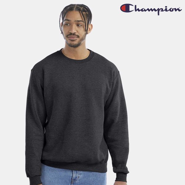 Champion S600 Powerblend Crewneck Sweatshirt - Dark Heather
