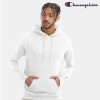 Champion S700 Powerblend Hooded Sweatshirt - White