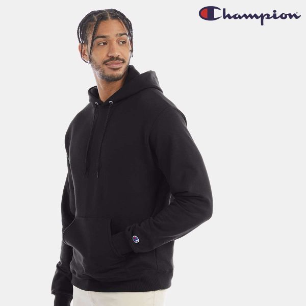 Champion S700 Powerblend Hooded Sweatshirt - Black
