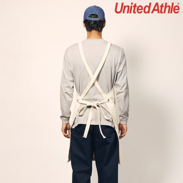 United Athle 1384-01 Washed Canvas and Twill Apron (Cloth)