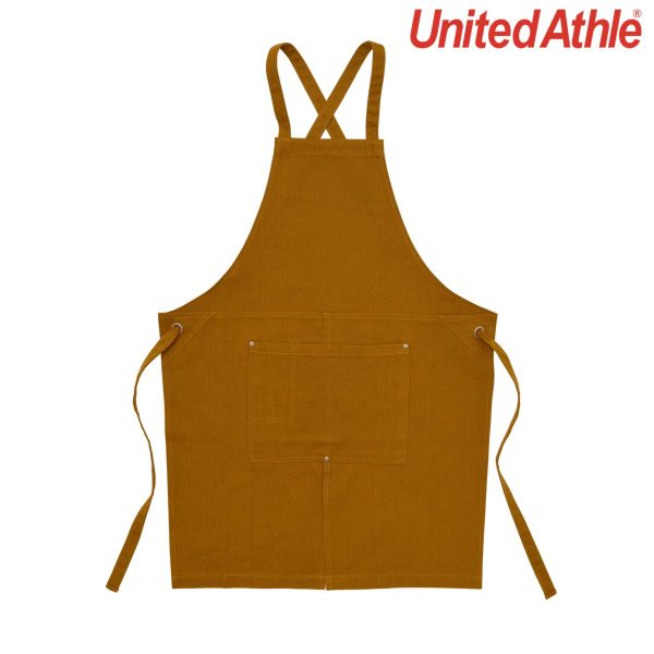 United Athle 1384-01 Washed Canvas and Twill Apron (Cloth)