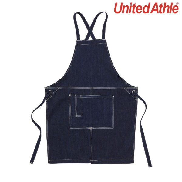 United Athle 1384-01 Washed Canvas and Twill Apron (Cloth)