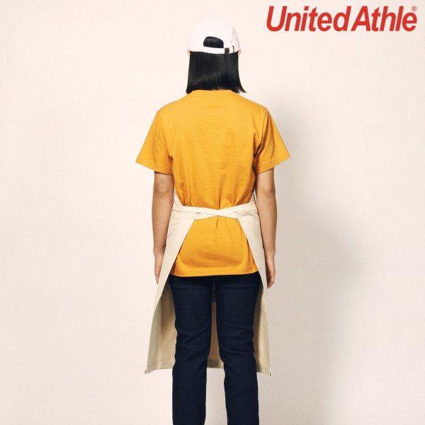 United Athle 1385-01 Washed Canvas and Twill Apron (Loop Type)