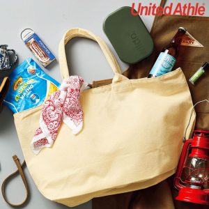 United Athle 1515-01 11.0oz Heavy Canvas Zip Tote Bag
