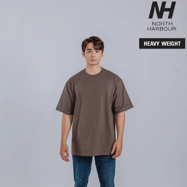 North Harbour 6240 7.1oz Heavyweight Oversized Dropped Shoulders Tee
