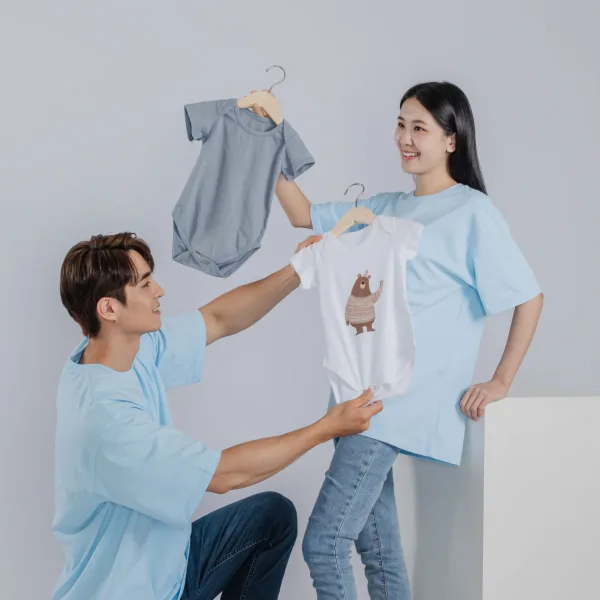 North Harbour 8000P 5.9oz MIT Baby Rompers - Image 2