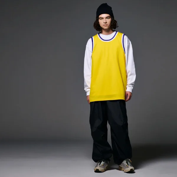 United Athle 5992-01 4.1oz Dry Athletic Loose Fit Basketball Tee
