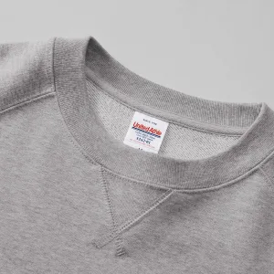 United Athle 5242-01 10.0oz French Terry Raglan Sleeve Crewneck Sweatshirt