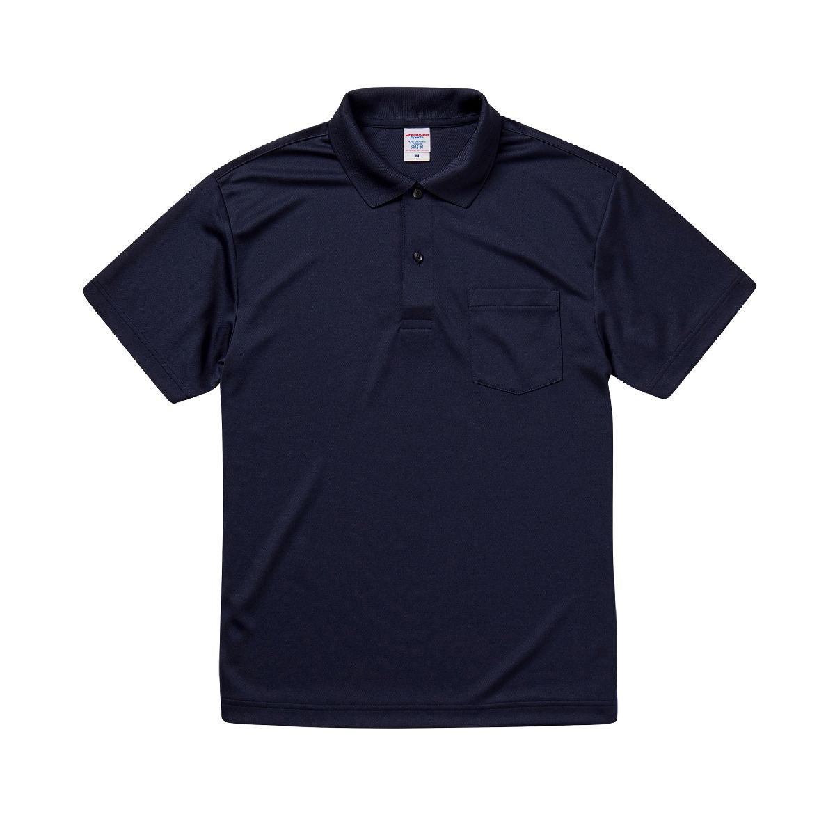 United Athle 5912-01 4.1oz Dry Athletic Pocket Polo Shirt 4 United Athle 5912-01 Navy 0086 Size:4XL
