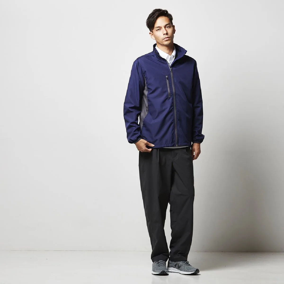 United Athle 7068-01 Lined Micro Ripstop Stand Jacket 1 United Athle 7068-01 Lined Micro Ripstop Stand Jacket