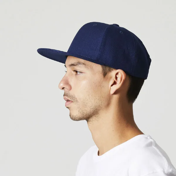 United Athle 9664-01 Flat Visor Snapback Cap - Image 4