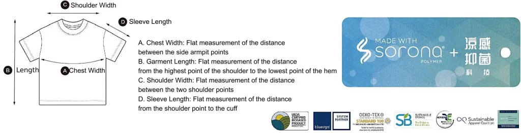 North Harbour S6230 6.7oz SORONA Premium Heavyweight Oversized Cooling Tee