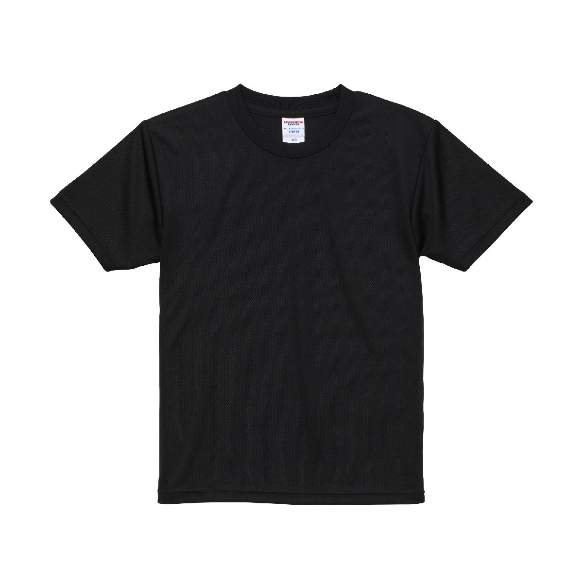United Athle 5900-02 4.1oz Kids Dry Athletic T-shirt 13 United Athle 5900-02 Black 0002 Size:160