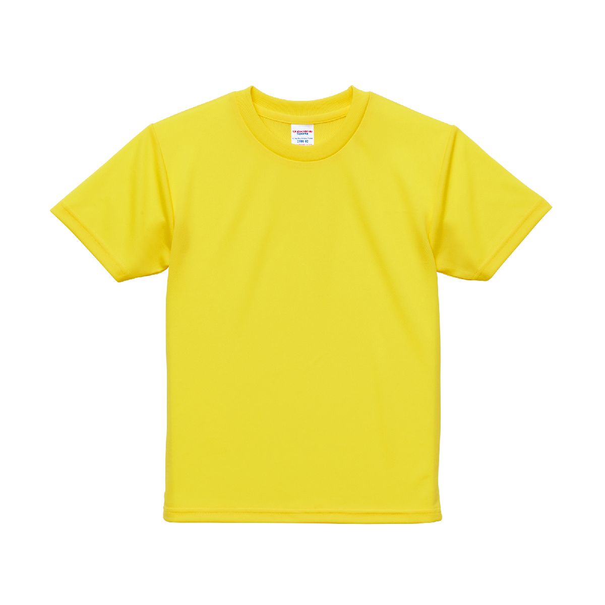 United Athle 5900-02 4.1oz Kids Dry Athletic T-shirt 12 United Athle 5900-02 Yellow 0021 Size:160