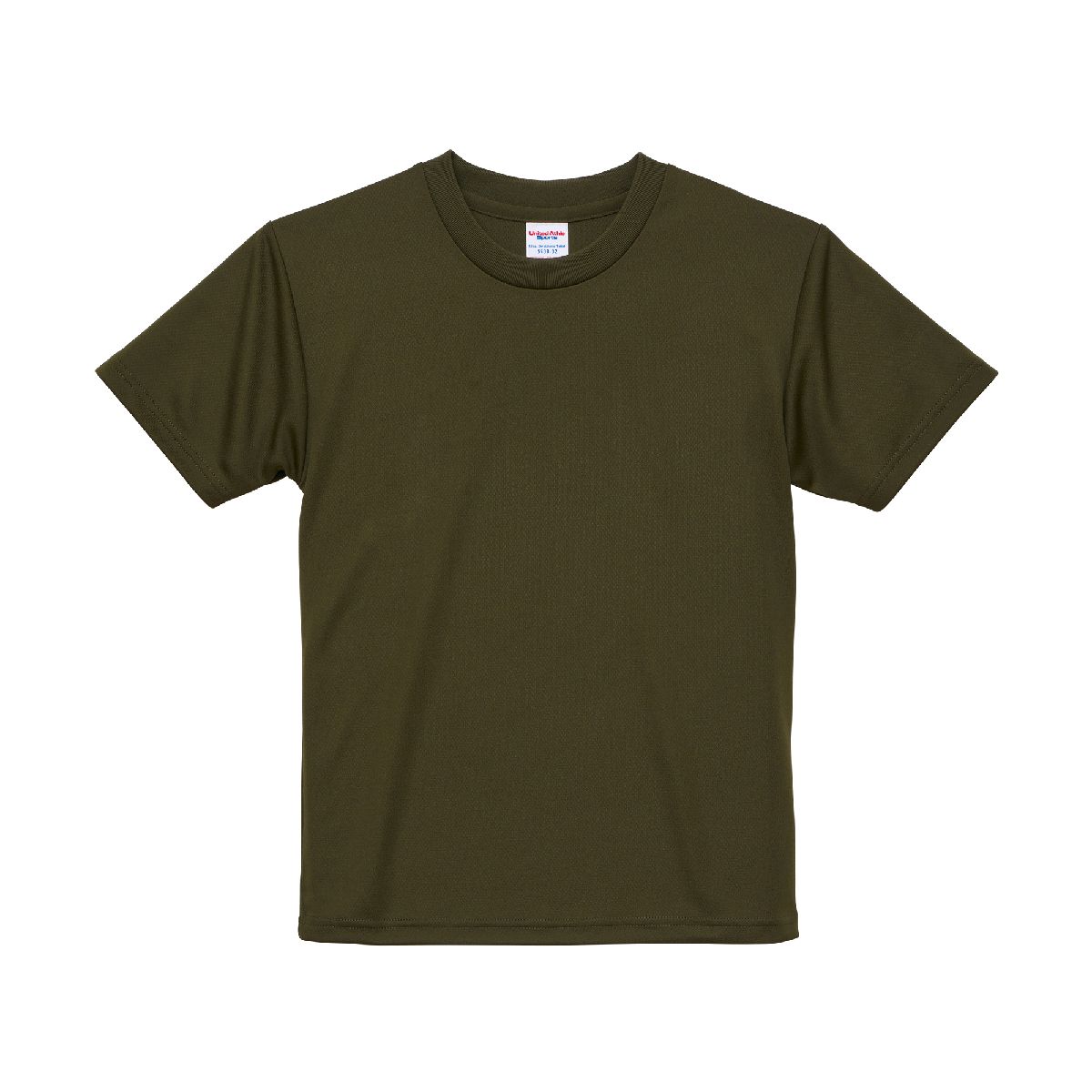 United Athle 5900-02 4.1oz Kids Dry Athletic T-shirt 2 United Athle 5900-02 Military Green 0101 Size:160