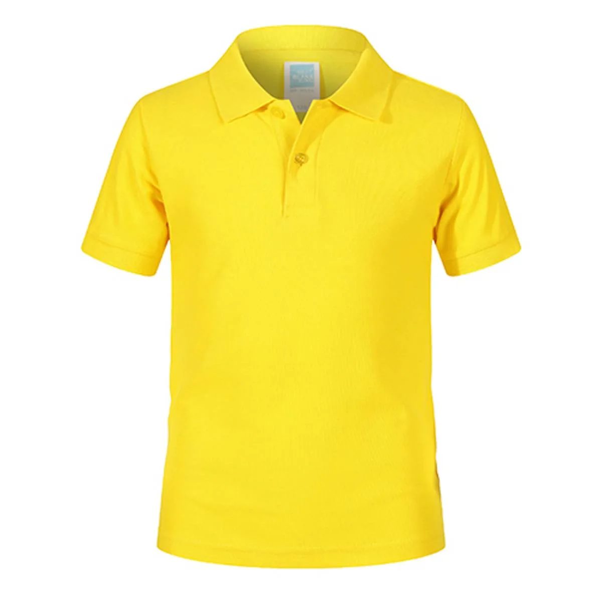 Blank King 1AC03-B 220g Kid's Cotton Polo Shirt 9 Blank King 1AC03-B Banana 049Size:150