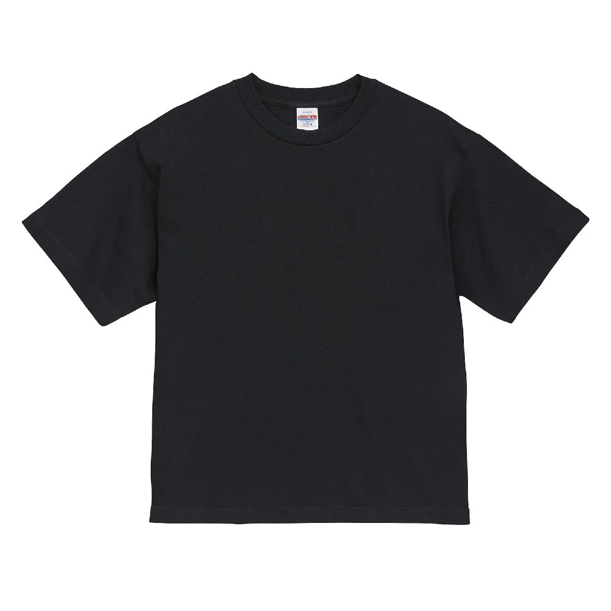 United Athle 5005-01 5.6oz Boxy Cropped T-Shirt 2 United Athle 5005-01 Black 0002 Size:2XL