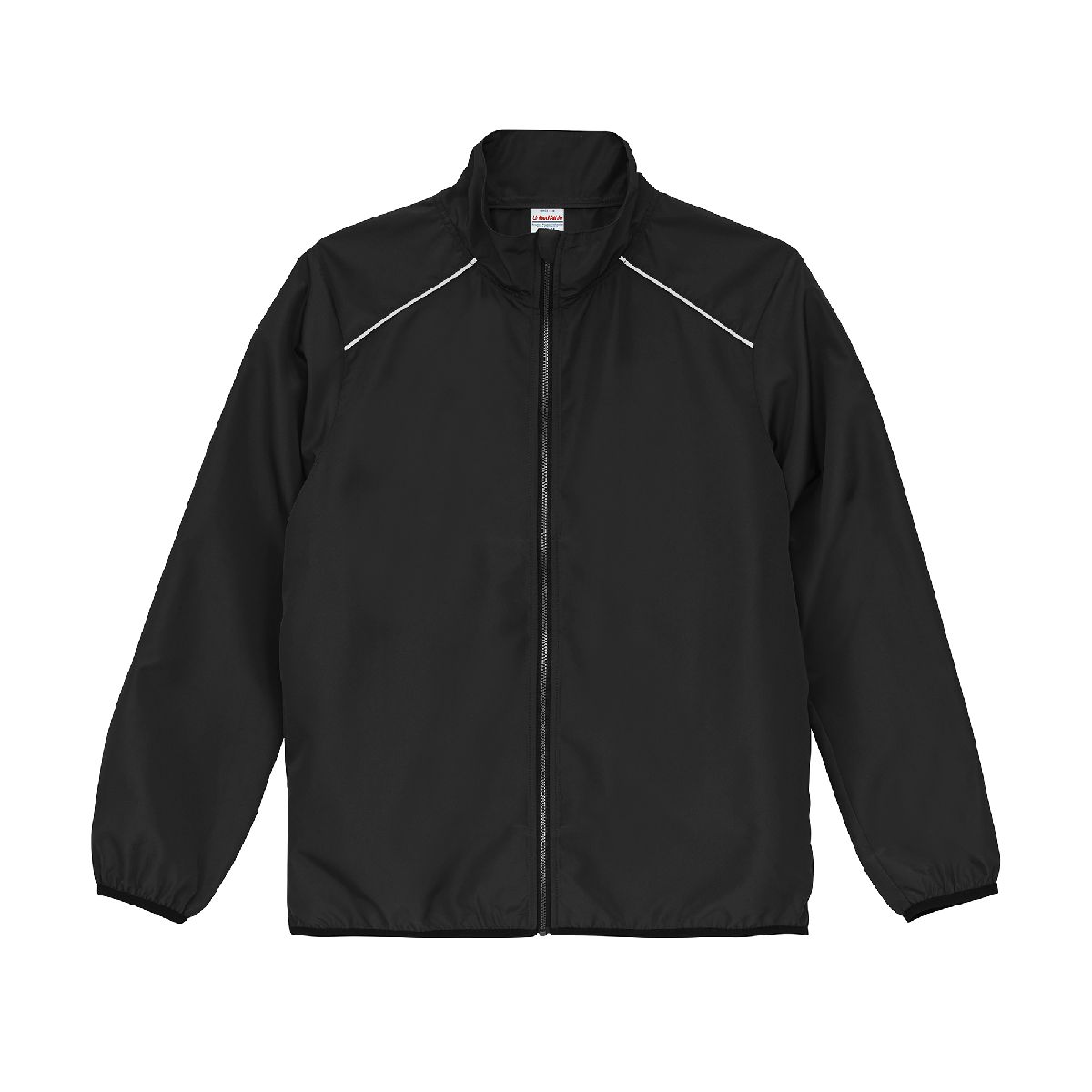 United Athle 7081-01 Recycled Polyester Reflective Stand-Collar Jacket 5 United Athle 7081-01 Black 0002 Size:3XL
