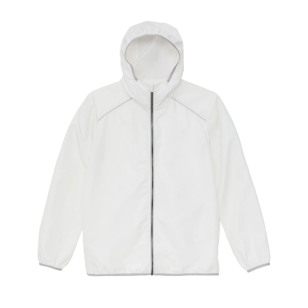 United Athle 7083-01 Eco-Shield Recycled Polyester Reflective FullZip Hoodie 5 United Athle 7083-01 White 0001 Size:2XL