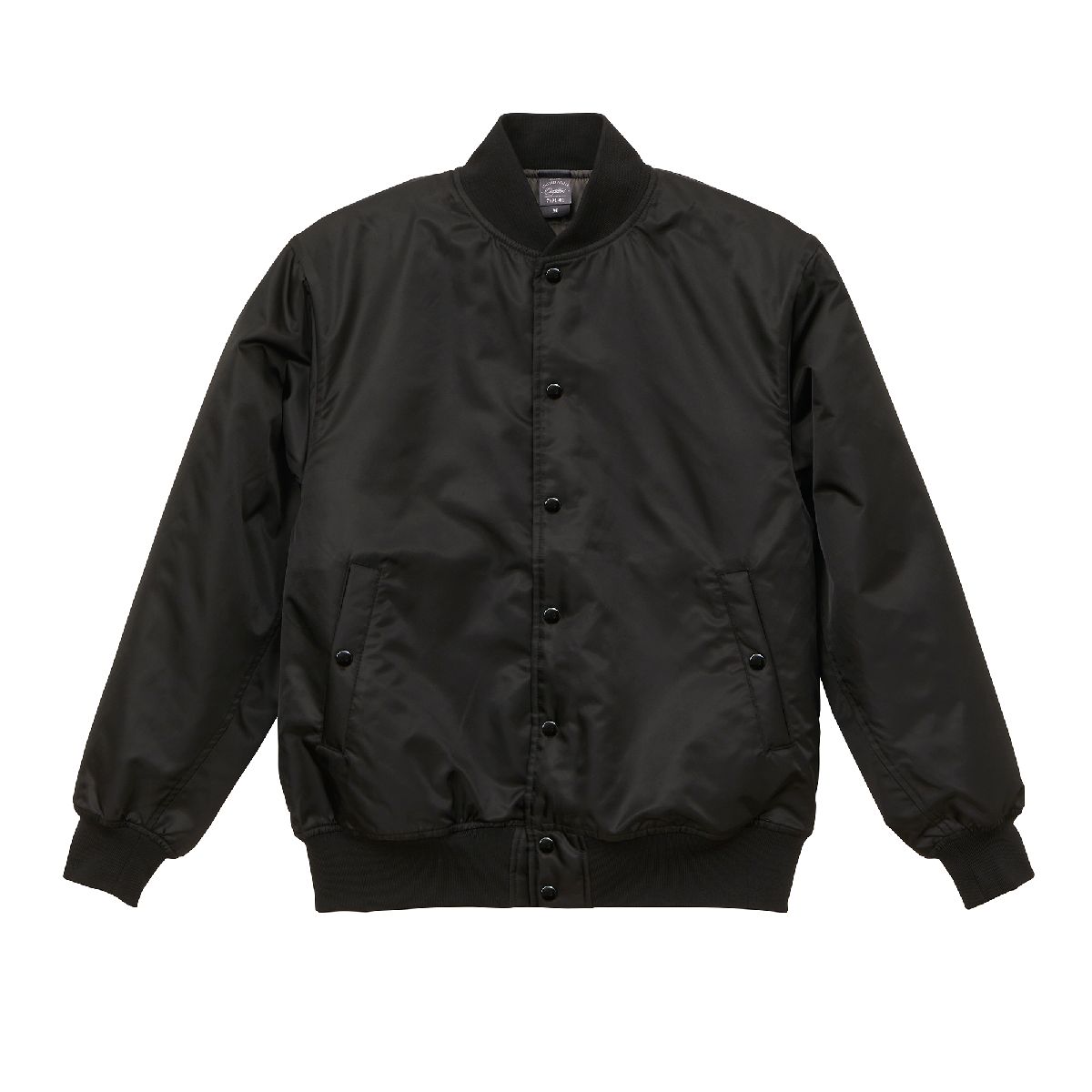 United Athle 7491-01 Stadium Jacket (with batting) 3 United Athle 7491-01 Black 0002 Size:XL