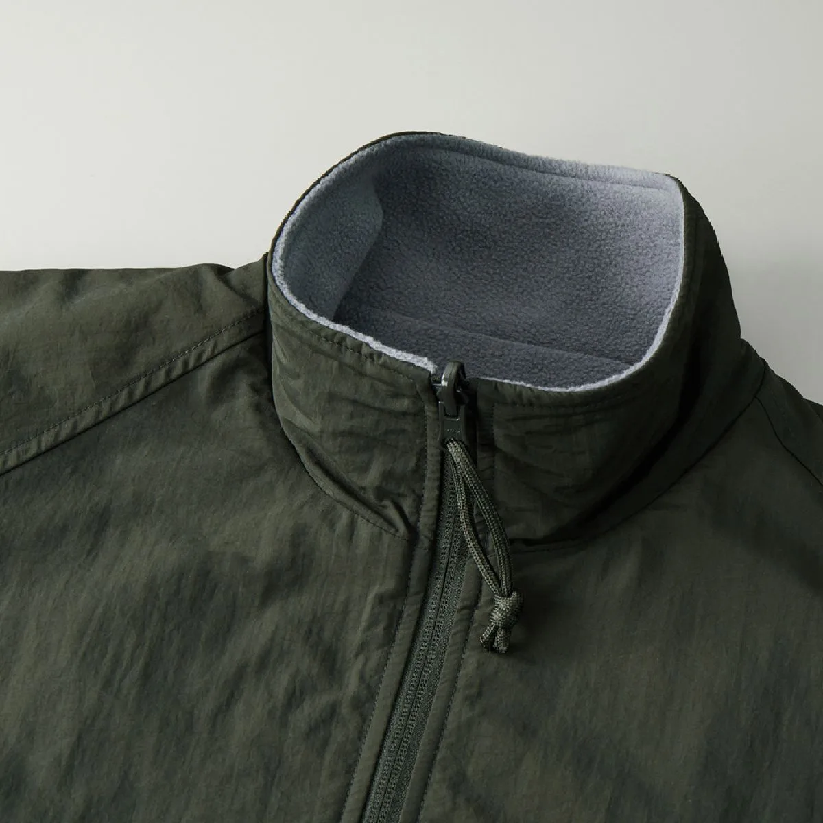 United Athle 7493-01 Vintage '90s Reversible Shell Fleece Stand Collar Jacket 5 United Athle 7493-01 Vintage '90s Reversible Shell Fleece Stand Collar Jacket - Image 5