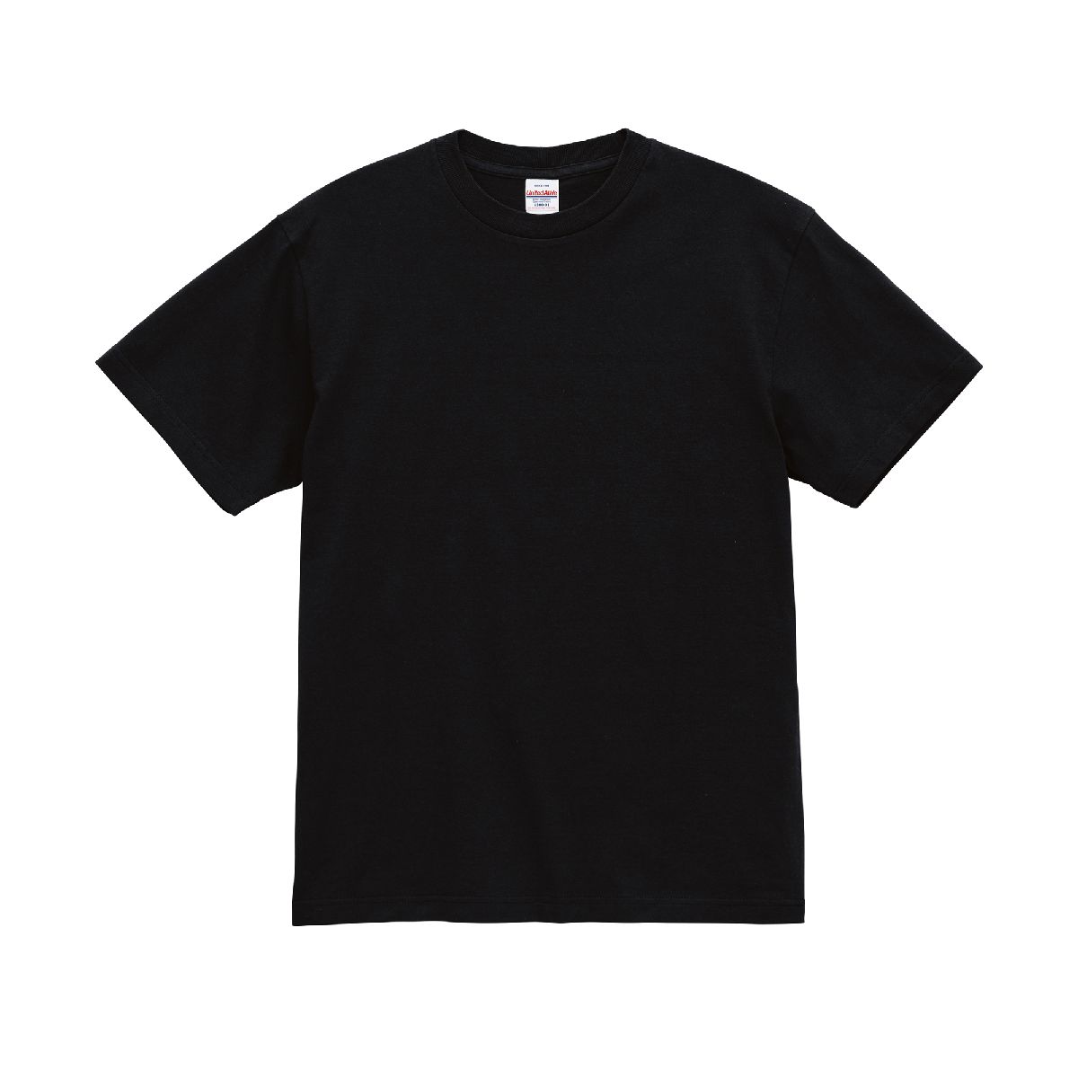 United Athle 4500-01 6.0oz Authentic Open End Heavyweight Tee 2 United Athle 4500-01 Black 0002 Size:2XL