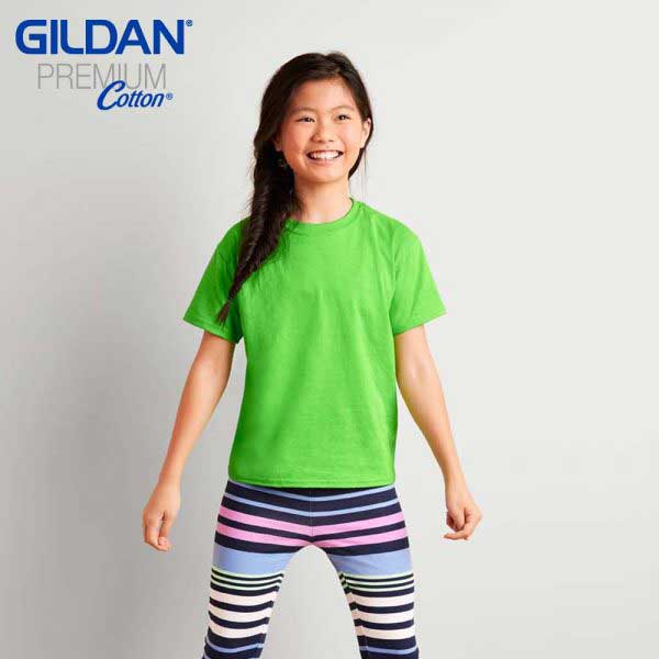 Gildan 76000B Premium Cotton 環紡童裝 T恤