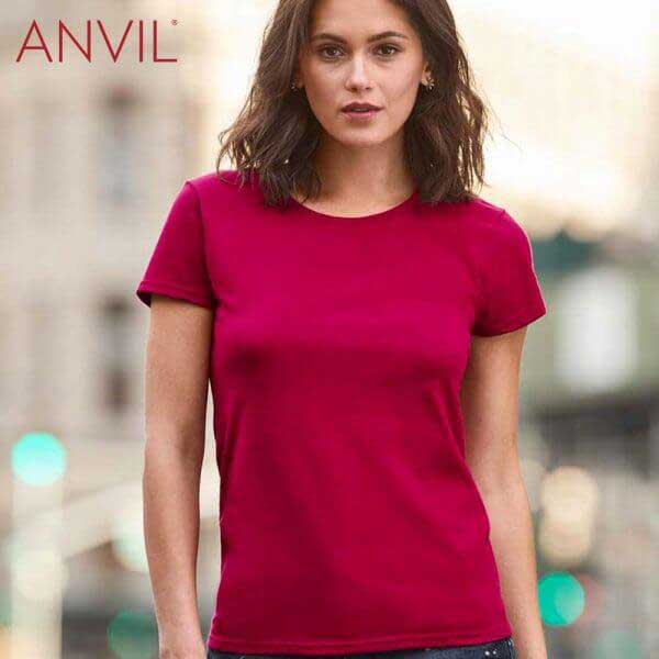 ANVIL 880L 女裝輕身環紡 T 恤