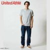 United Athle 5004-01 5.6oz 男裝短袖亨利領T恤