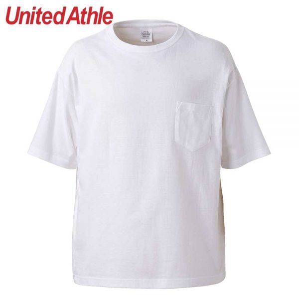 United Athle 5.6oz Adult Cotton Oversized T-shirt 5008-01 White