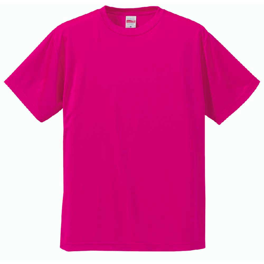 棉 vs 滌綸 vs 混紡:選擇最好的 T恤面料 3 United Athle 5088-01 Dry silky touch T-shirt 5088-01 Tropical Pink