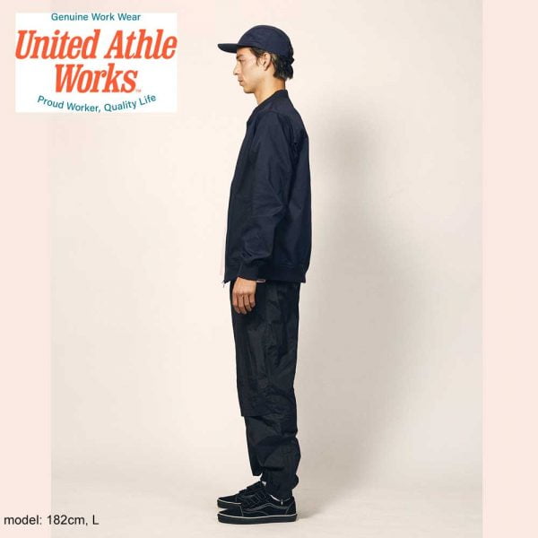 United Athle 7079 T/C Baseball Jacket - Khaki