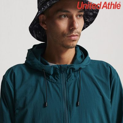 United Athle 7211-01 棉花狀尼龍連帽風褸