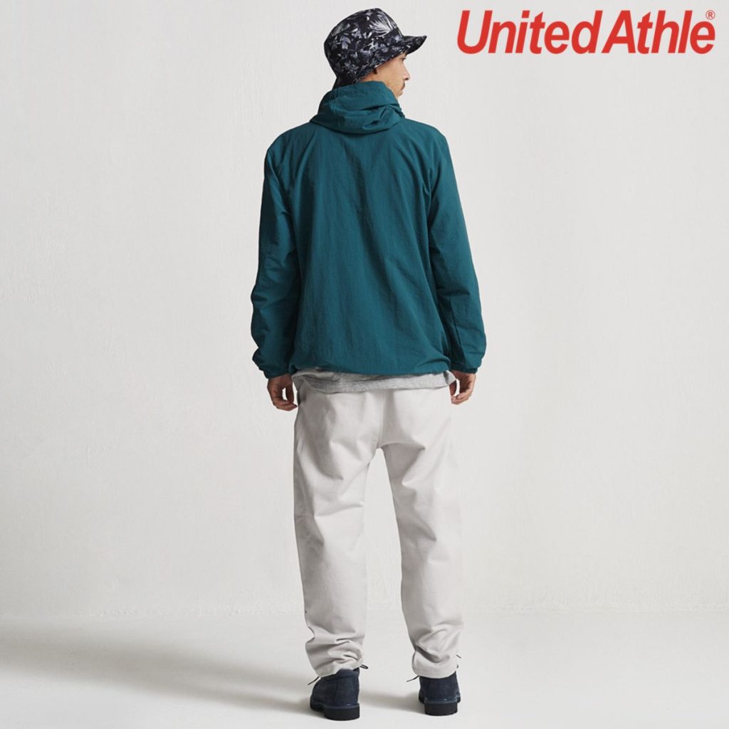 United Athle 7211-01 棉花狀尼龍連帽風褸