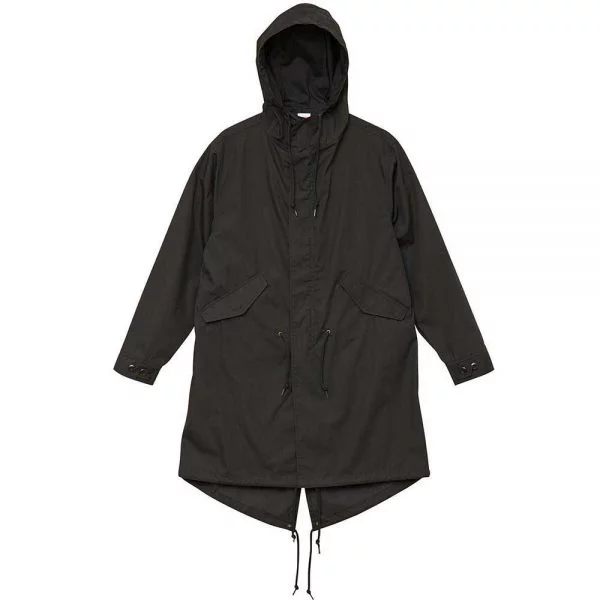 United Athle 7447 T/C Military Long Jackets - Black
