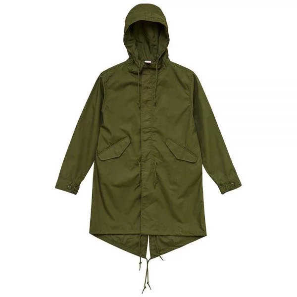 United Athle 7447 T/C Military Long Jackets - Military Green