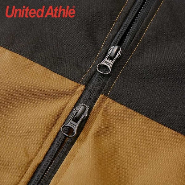 United Athle 7489-01 撞色 機能防風連帽外套 (單層)